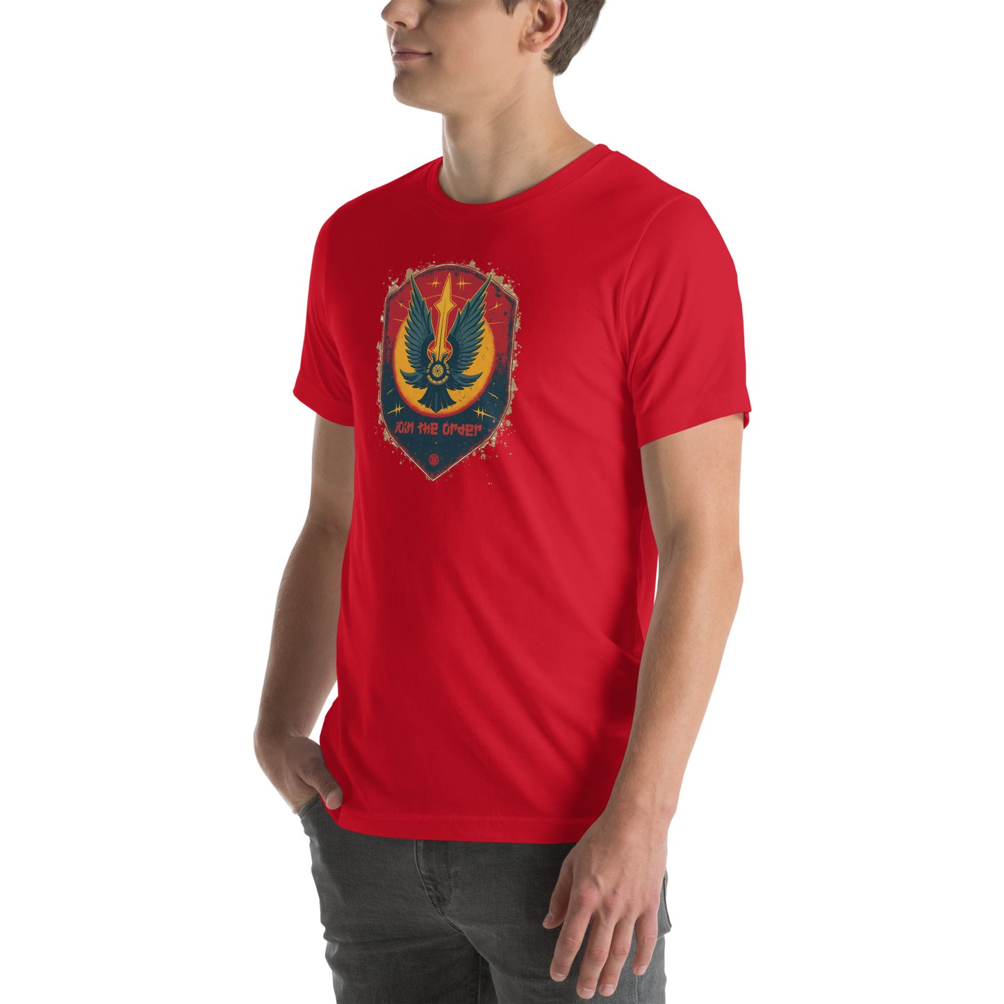 Join the Galactic Order Sci-Fi Graphic T-Shirt