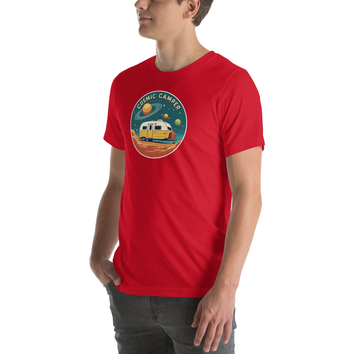 Cosmic Camper Retro Graphic T-Shirt
