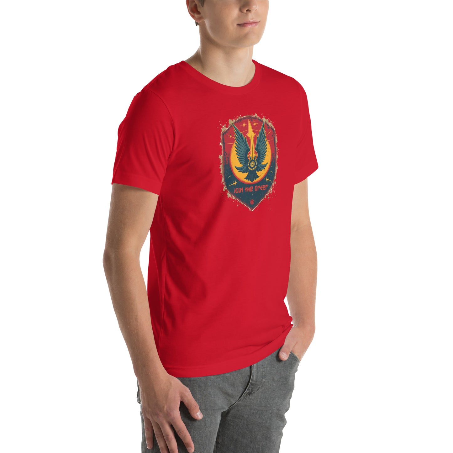 Join the Galactic Order Sci-Fi Graphic T-Shirt