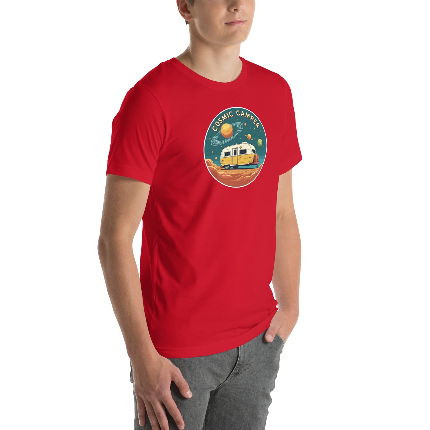 Cosmic Camper Retro Graphic T-Shirt