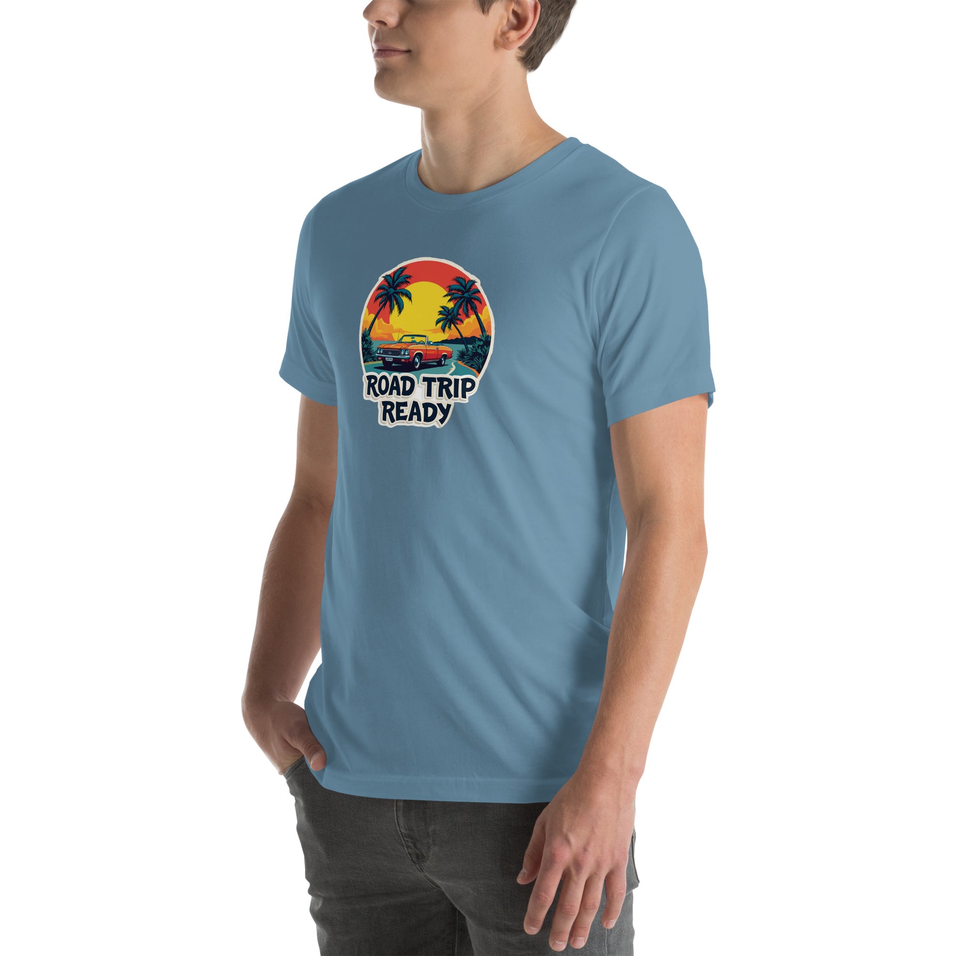 Chrome Dreams Road Trip Retro Graphic T-Shirt