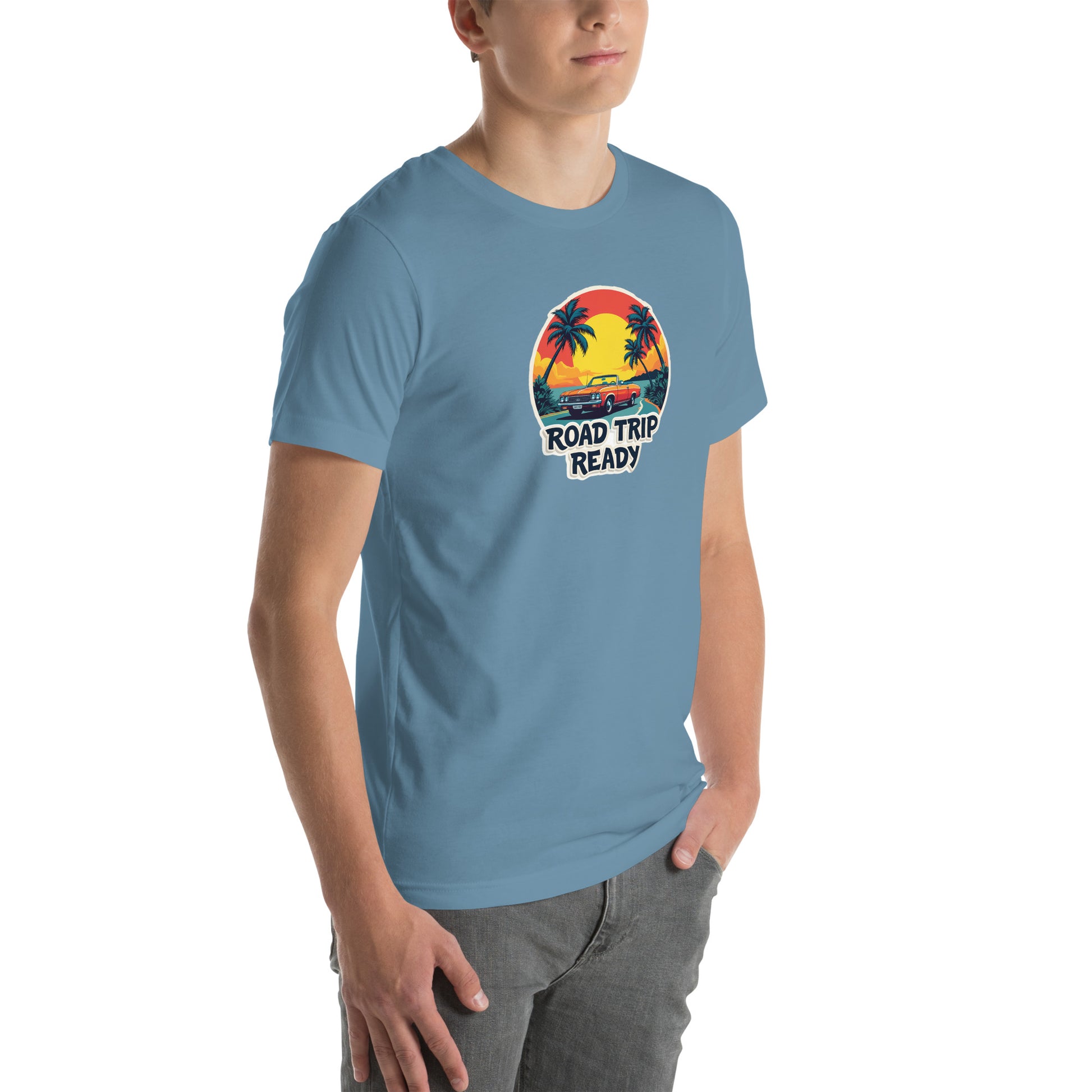 Chrome Dreams Road Trip Retro Graphic T-Shirt