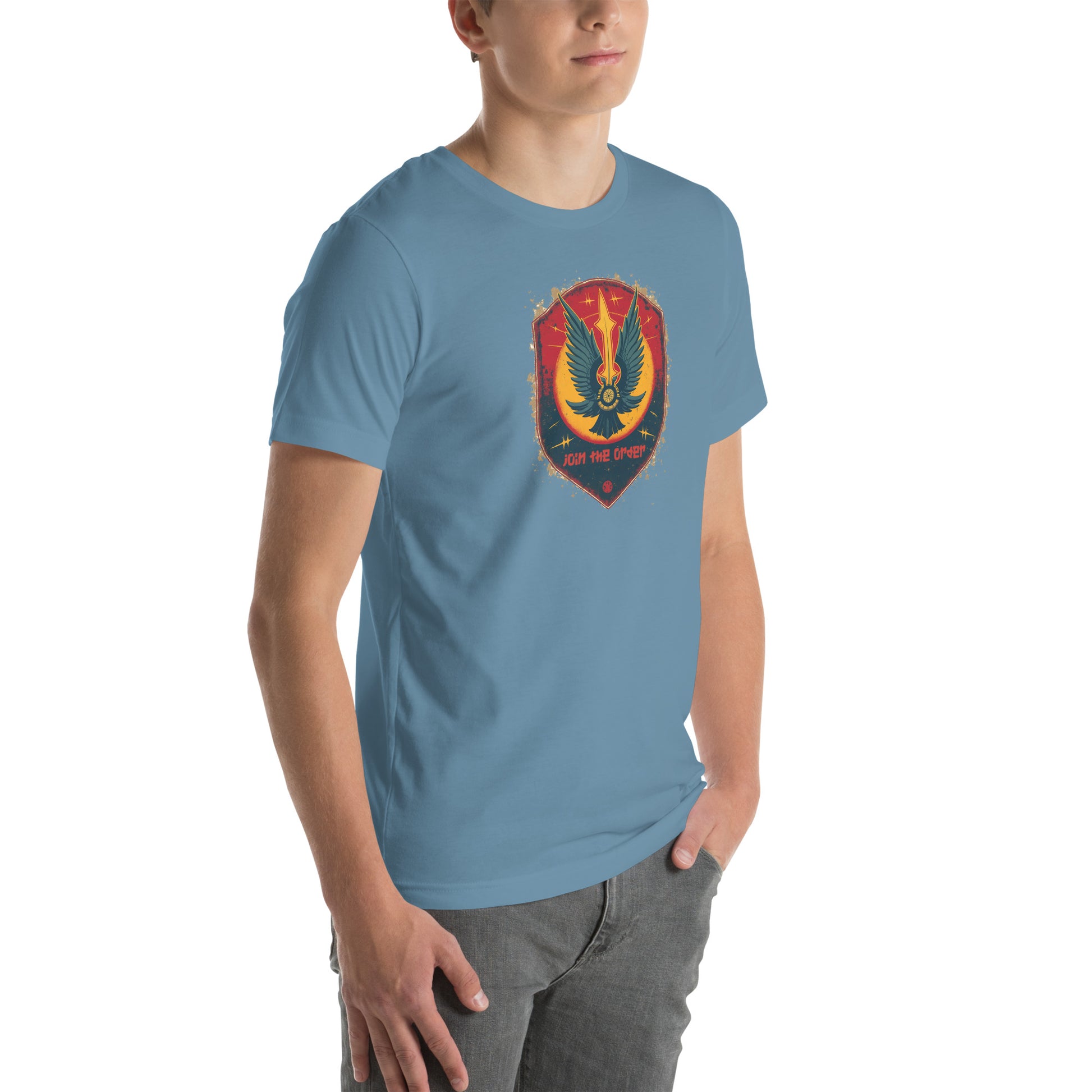 Join the Galactic Order Sci-Fi Graphic T-Shirt