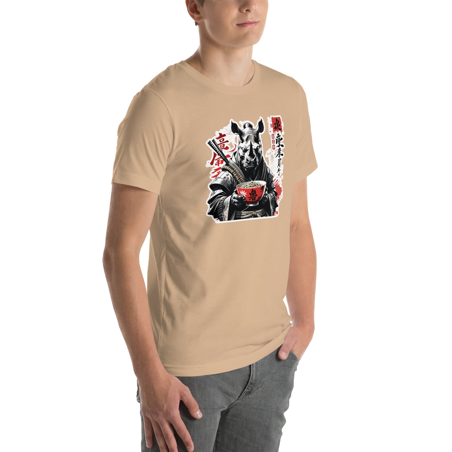 Noodle Rhino Otaku Streetwear Graphic T-Shirt