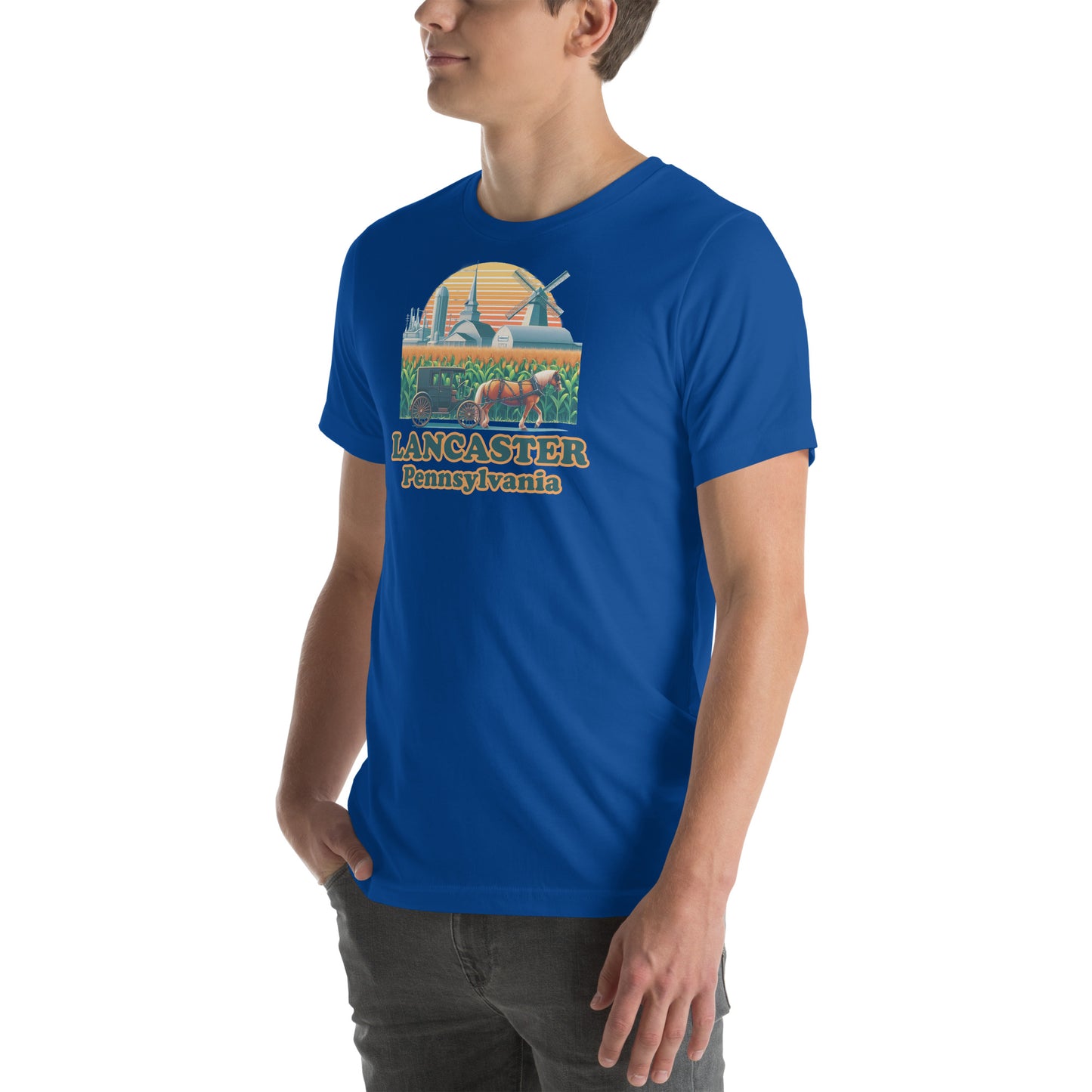 Lancaster Pennsylvania Horse & Buggy Graphic T-Shirt