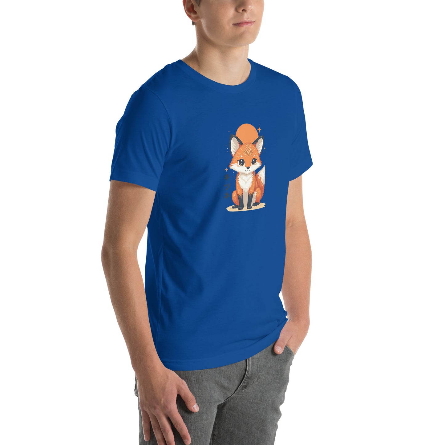 Kitsune Fox Otaku Graphic T-Shirt