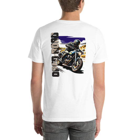 Open Road Motorcycle Graphic T-Shirt White