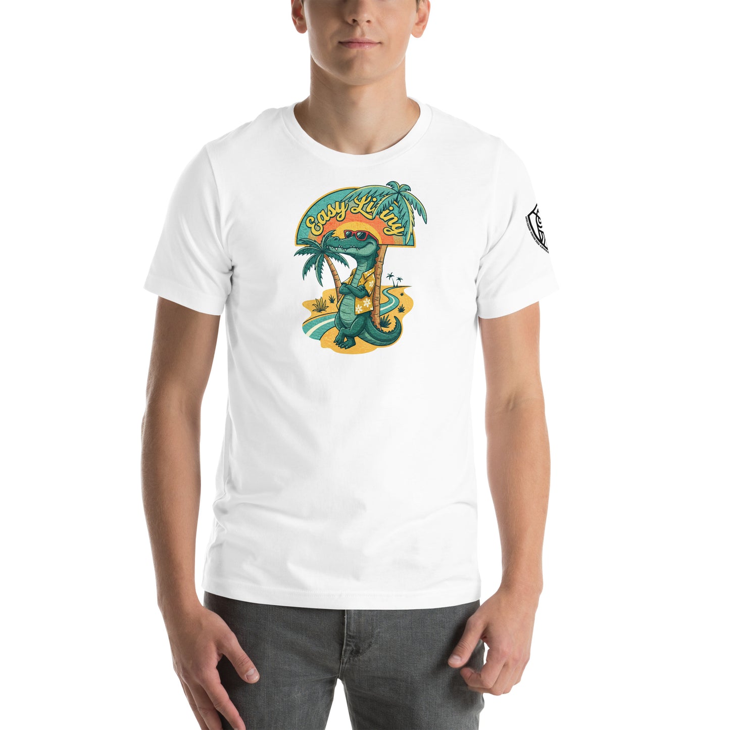 Easy Living Graphic T-Shirt White