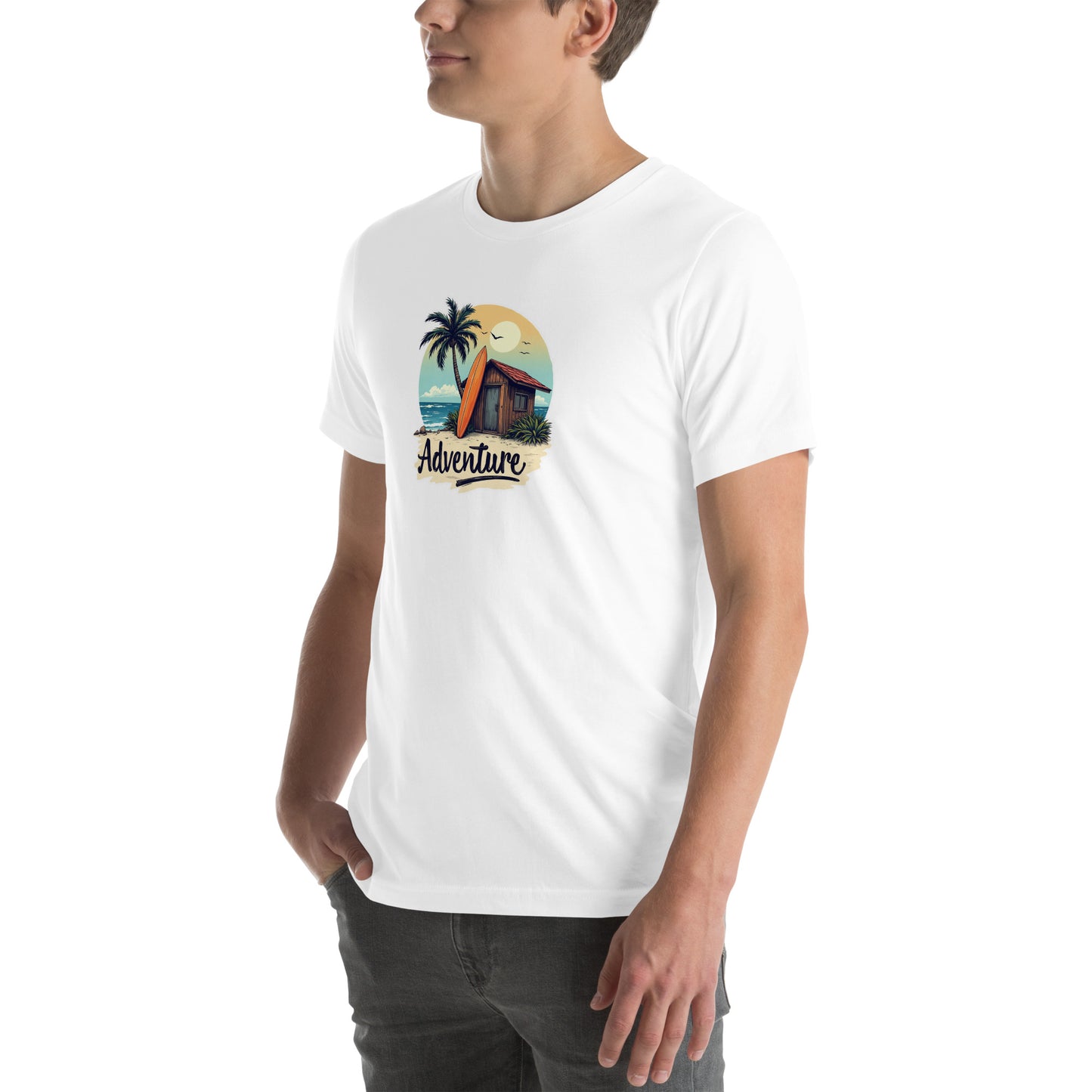 Coastal Vibes Retro Graphic T-Shirt