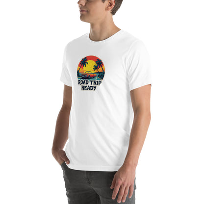 Chrome Dreams Road Trip Retro Graphic T-Shirt