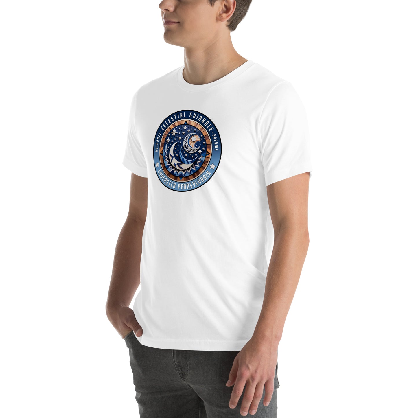 Celestial Guidance Hex Graphic T-Shirt