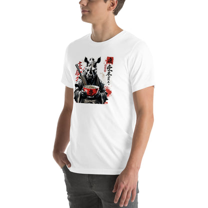 Noodle Rhino Otaku Streetwear Graphic T-Shirt