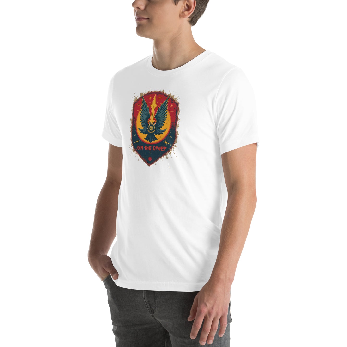 Join the Galactic Order Sci-Fi Graphic T-Shirt