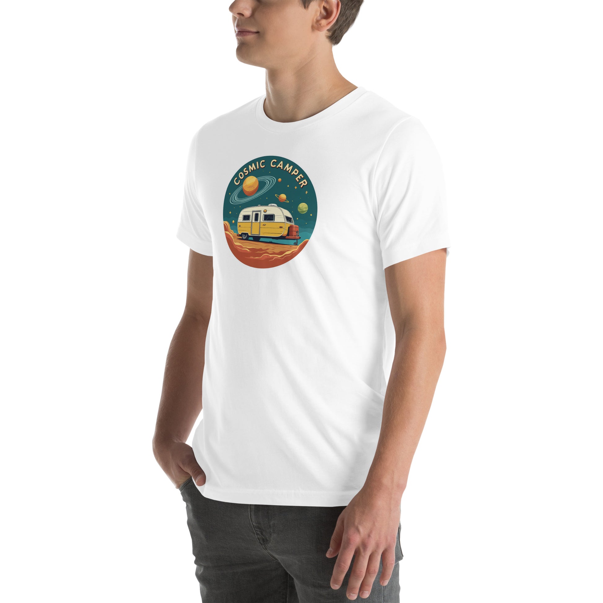 Cosmic Camper Retro Graphic T-Shirt