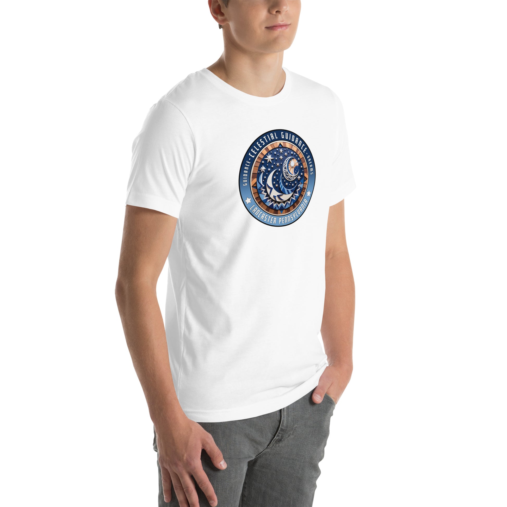 Celestial Guidance Hex Graphic T-Shirt