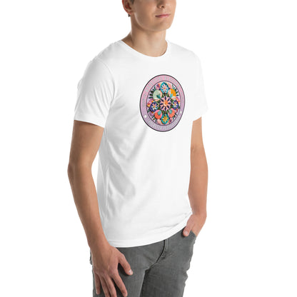 Bountiful Blossoms Hex Graphic T-Shirt