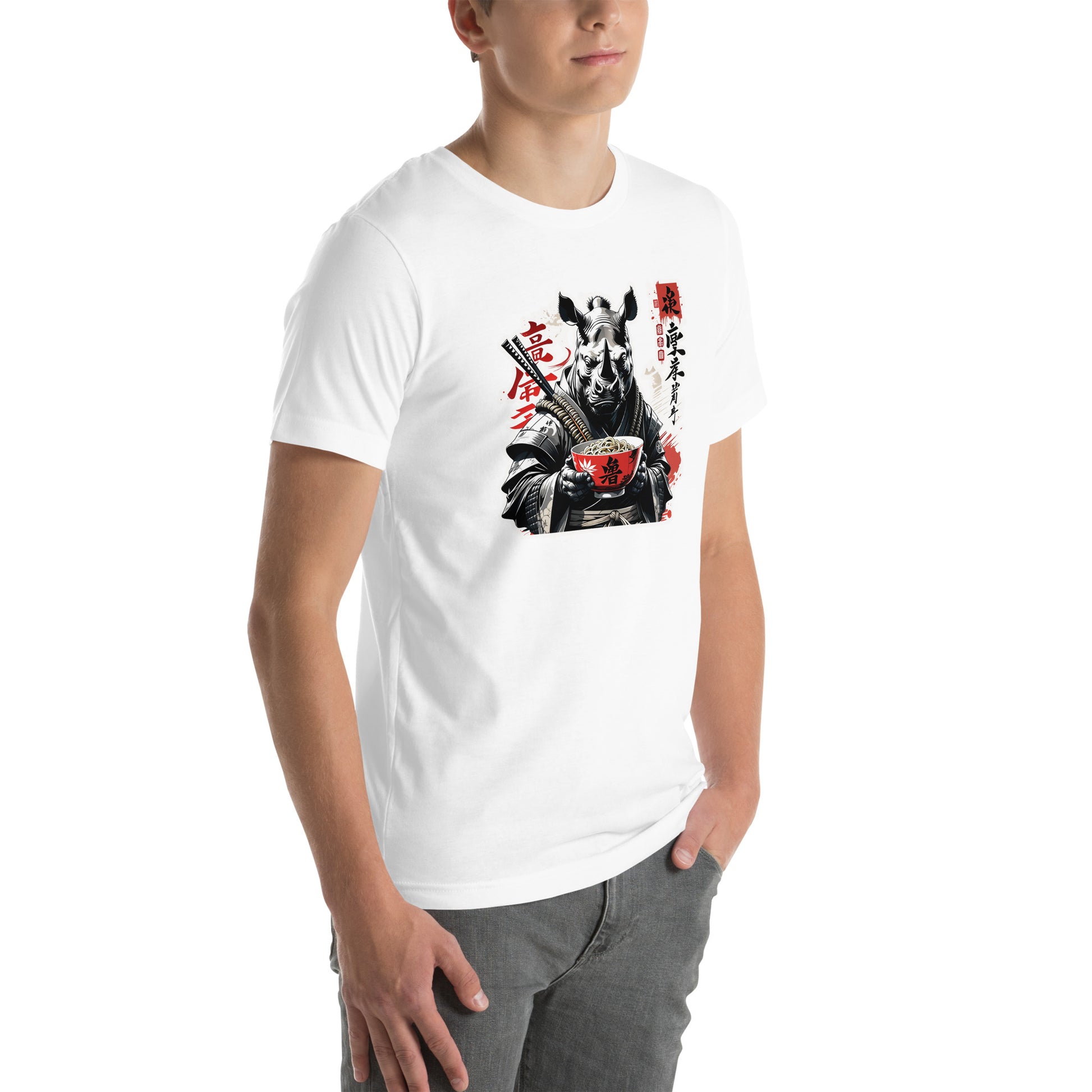 Noodle Rhino Otaku Streetwear Graphic T-Shirt