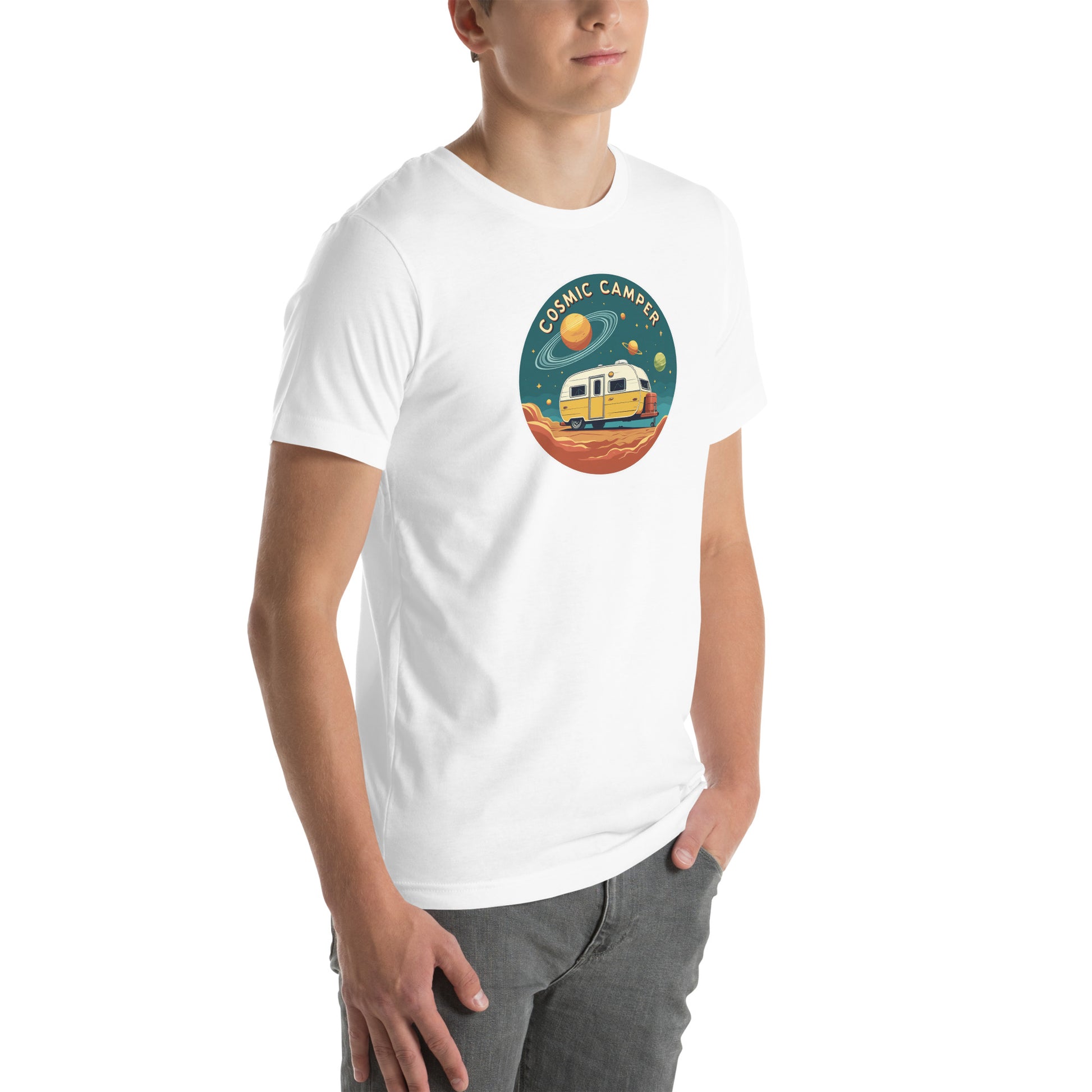 Cosmic Camper Retro Graphic T-Shirt