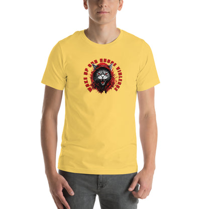Woke Up and Chose Violence Graphic T-Shirt Yellow