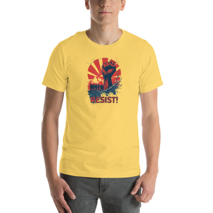 Galactic Rebellion Graphic T-Shirt Yellow